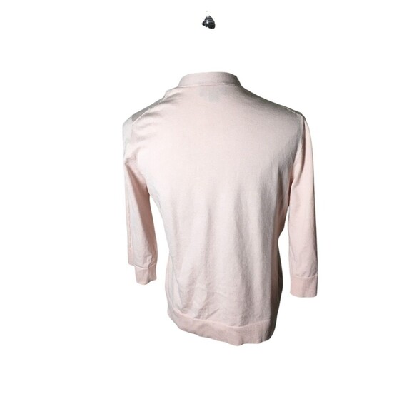 Pendleton Cardigan Women's Size Small Pink Silk Cotton Blend Sweater - Picture 2 of 5